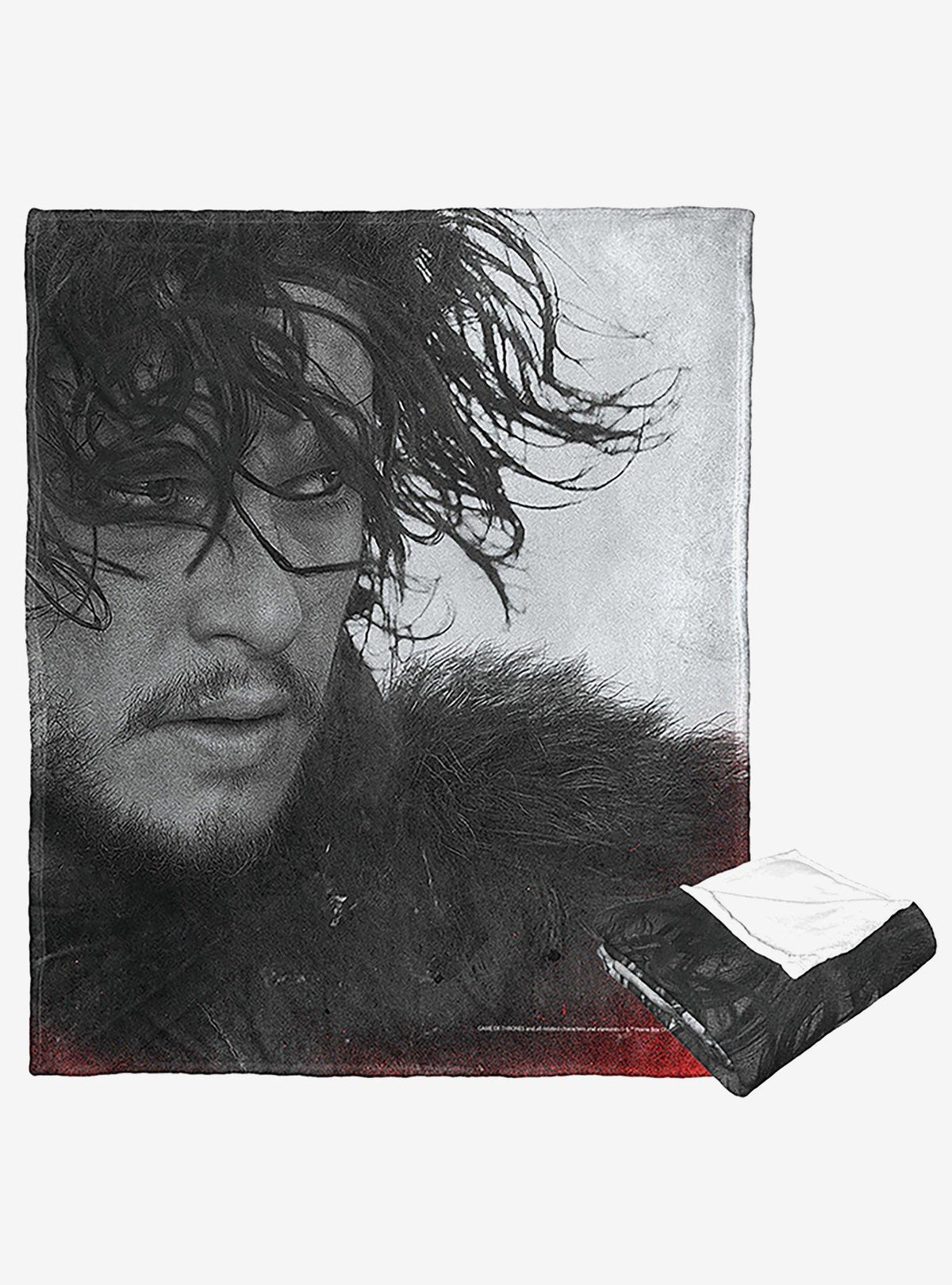 Manta de tacto sedoso Game of Thrones: Jon, temporada 4