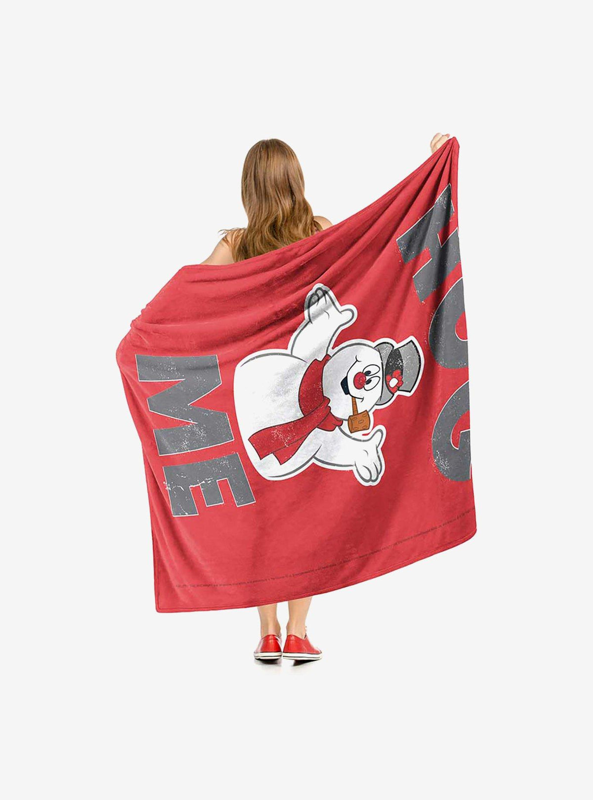 Manta Frosty the Snowman Hug Me de tacto sedoso
