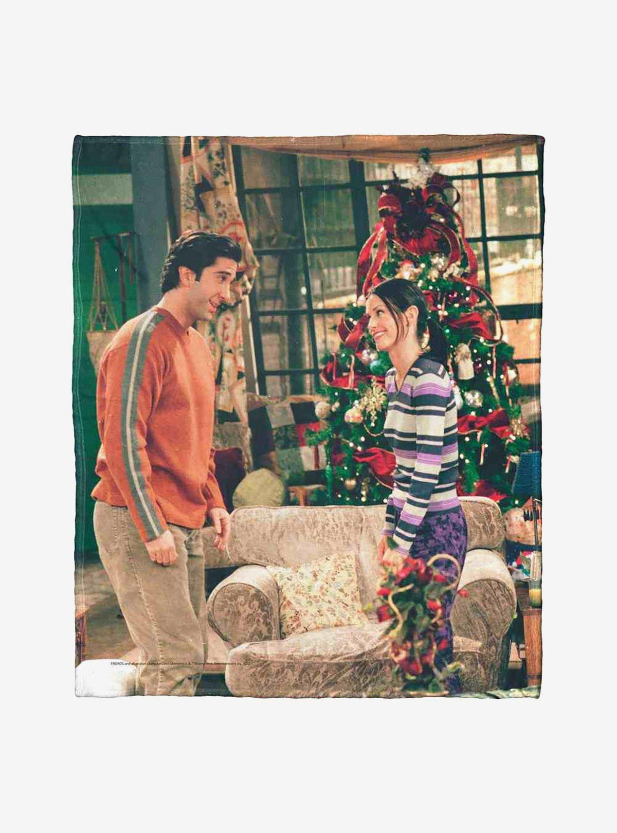 Manta Friends Christmas Siblings de tacto sedoso