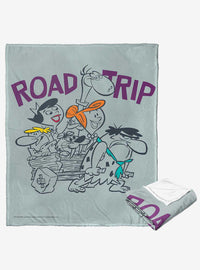 Manta de tacto sedoso The Flintstones: Viaje por carretera