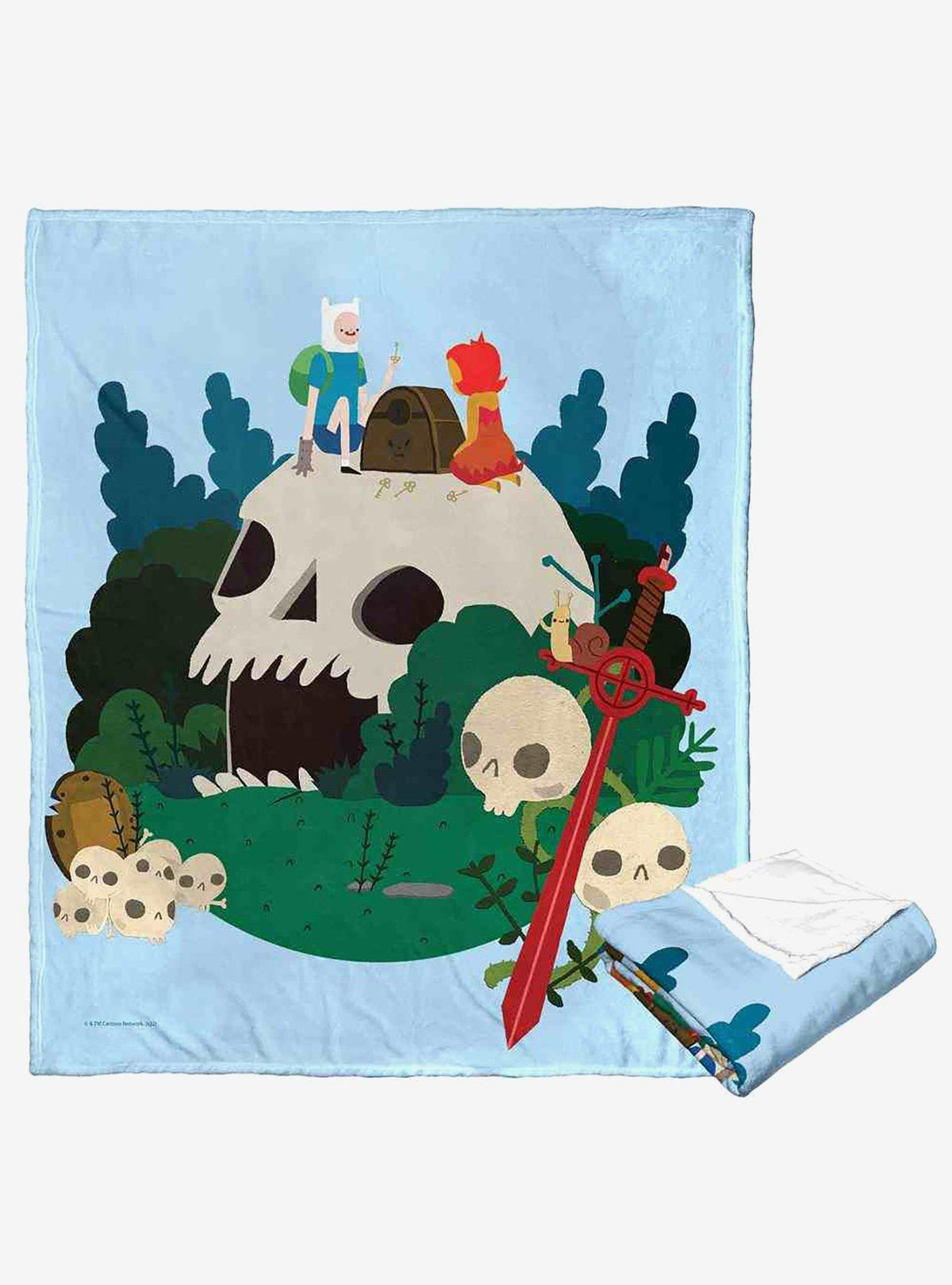 Manta ultrasuave Adventure Time: Treasure Awaits