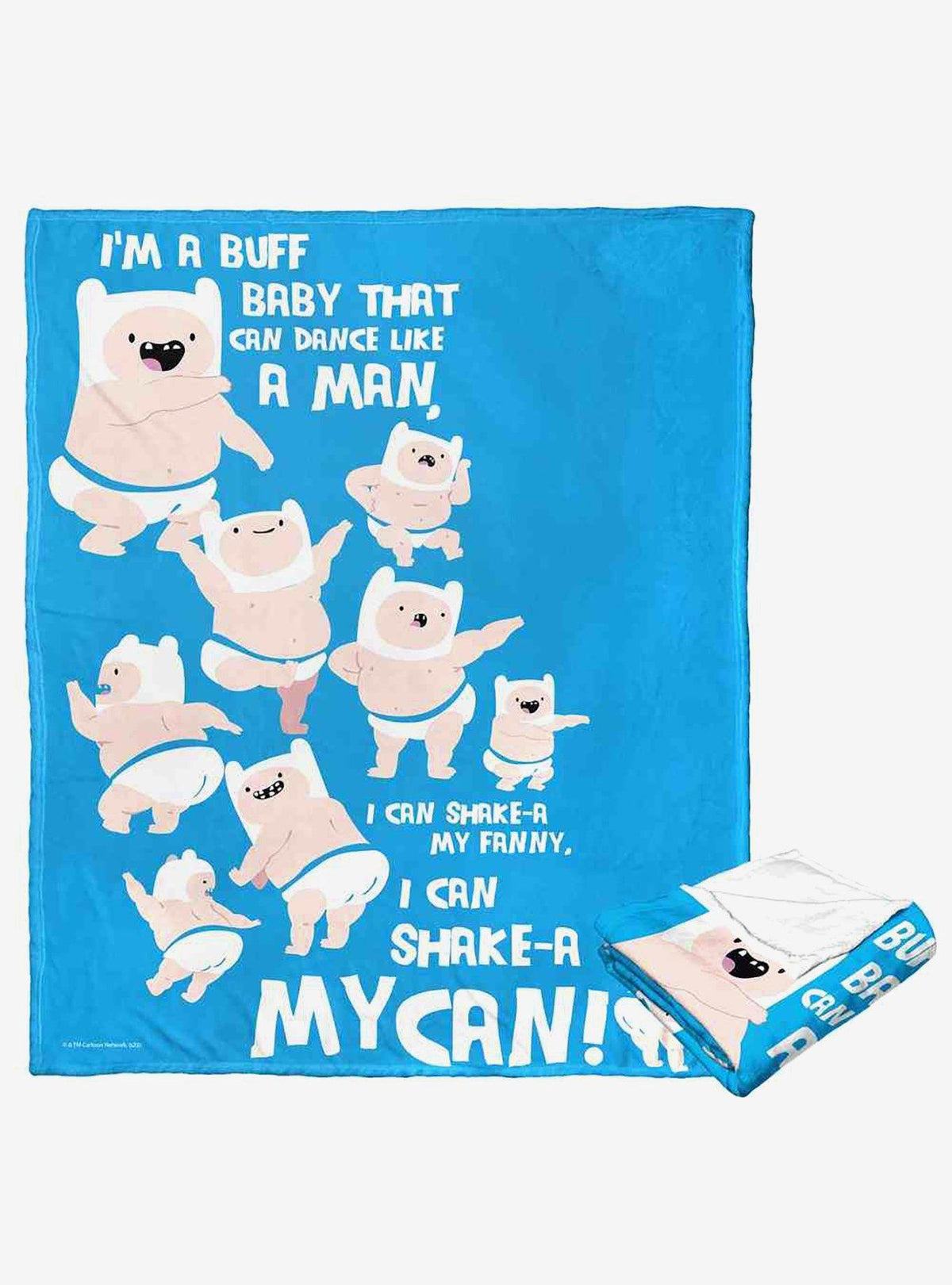 Manta de tacto sedoso Adventure Time Buff Baby Dance