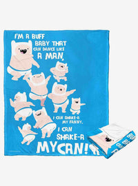 Manta de tacto sedoso Adventure Time Buff Baby Dance