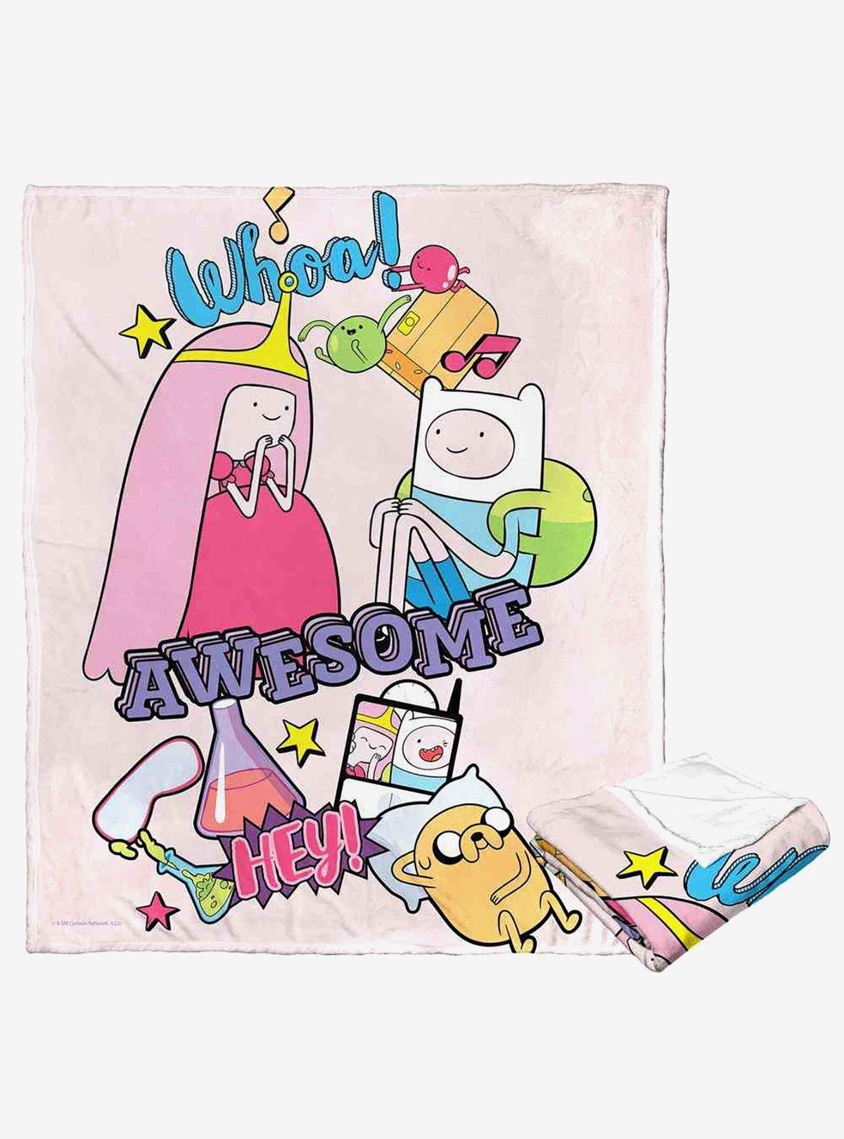 Manta Adventure Time Awesome Together de tacto sedoso