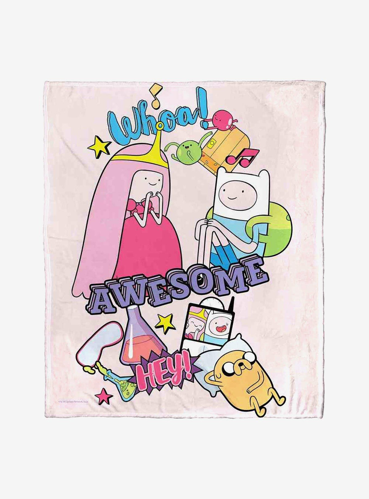 Manta Adventure Time Awesome Together de tacto sedoso