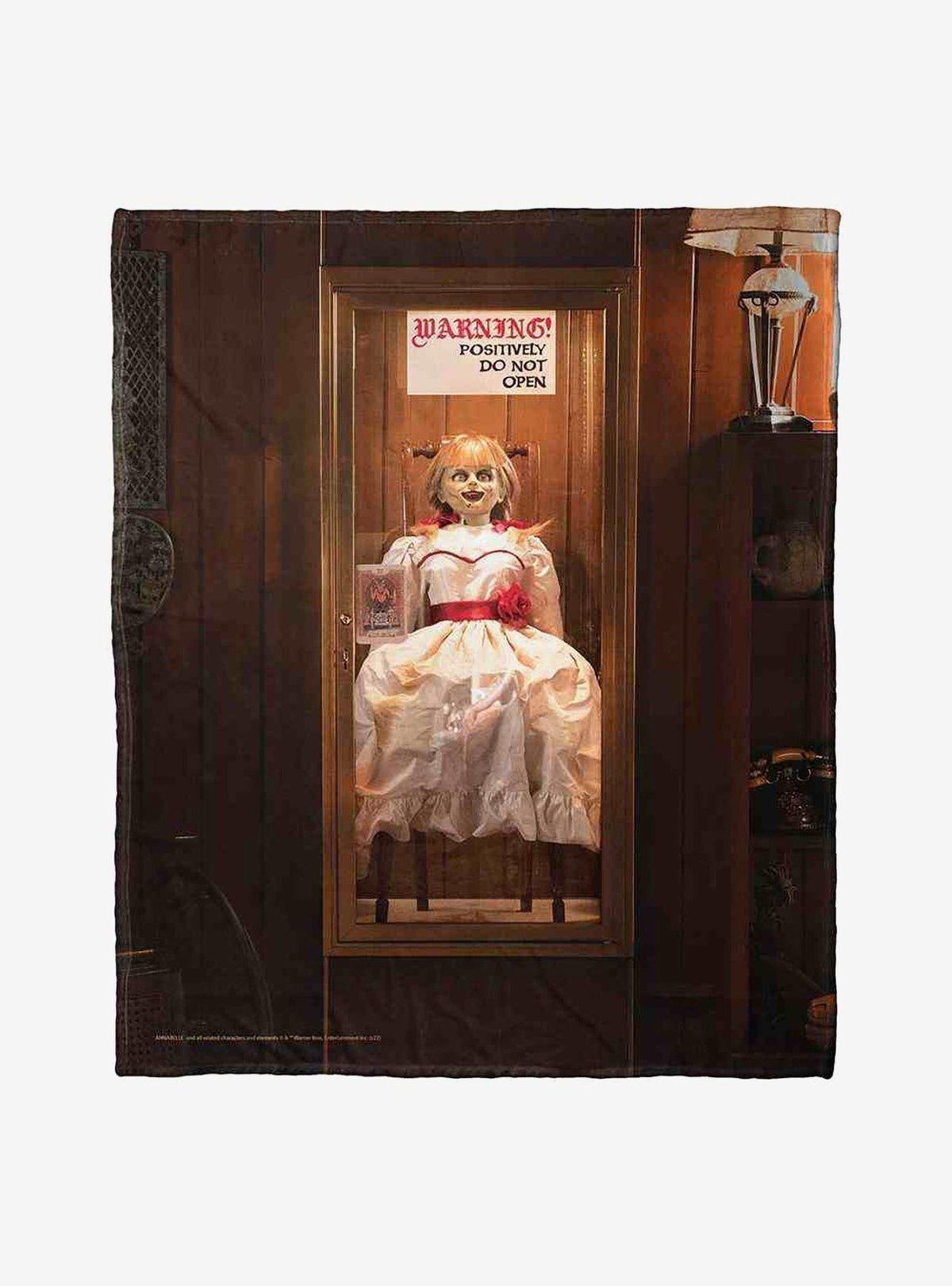 Annabelle: Manta de tacto sedoso «No abrir»