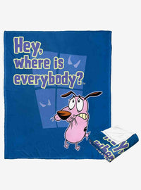 Manta de tacto sedoso de Courage the Cowardly Dog