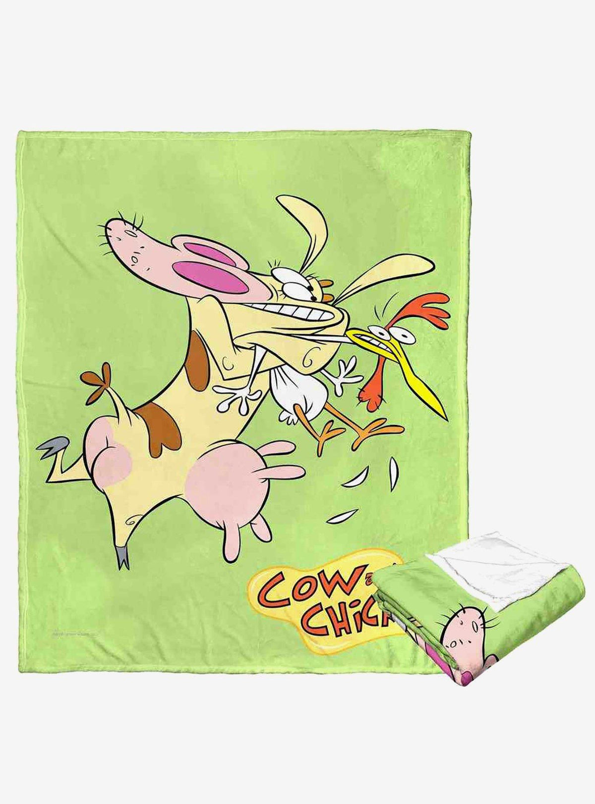 Manta ultrasuave Cow and Chicken: Strange Siblings