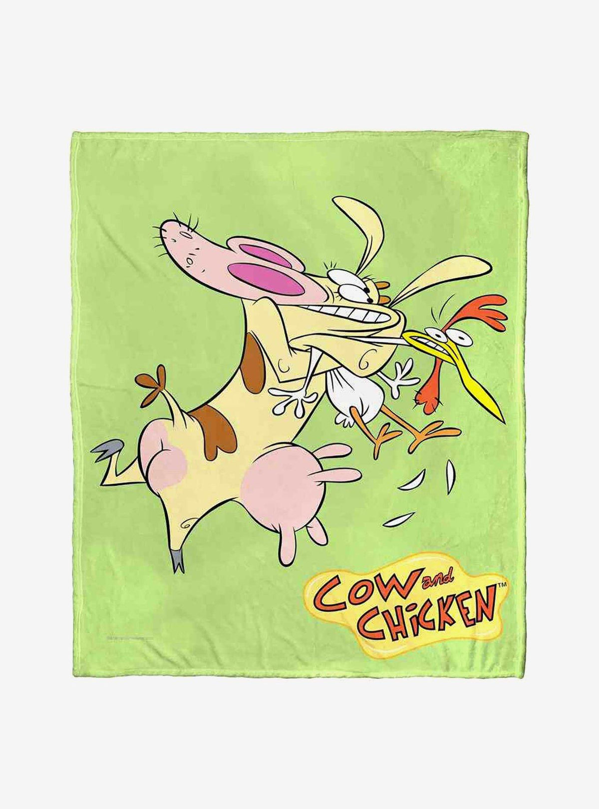 Manta ultrasuave Cow and Chicken: Strange Siblings