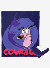Manta de tacto sedoso Courage the Cowardly Dog