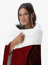 Manta Sherpa Silk Touch roja de Mortal Kombat
