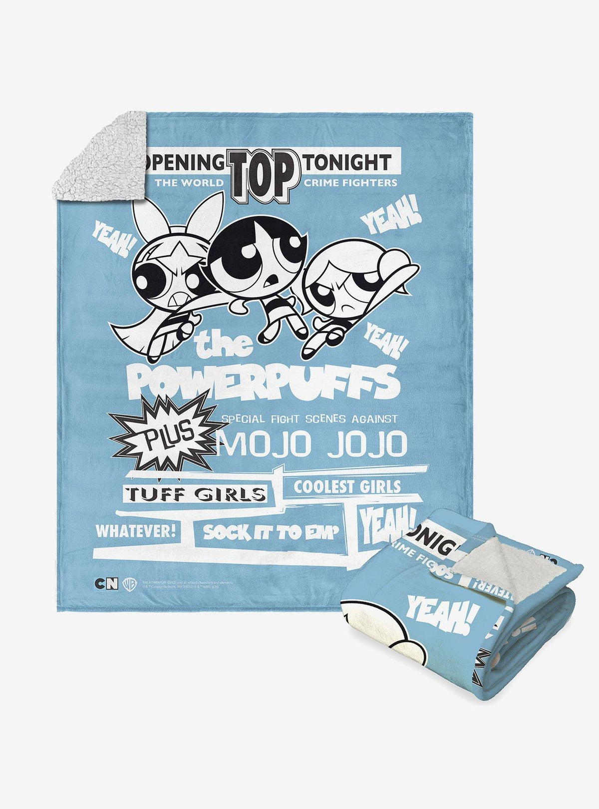 Manta sherpa Powerpuff Girls «Sock It To Em»