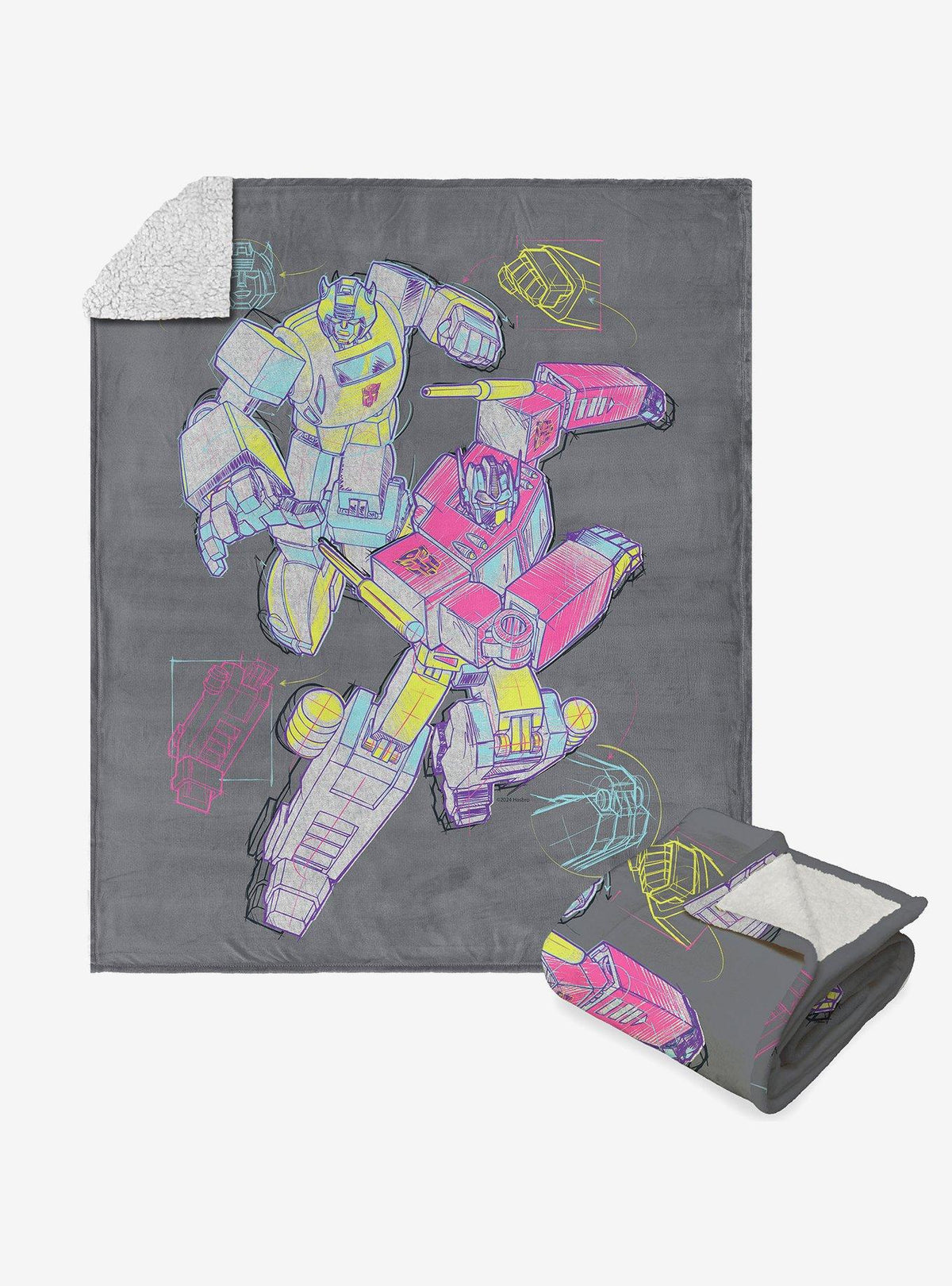 Manta Sherpa de Transformers Neón