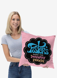 Cojín con logo de Foster's Home for Imaginary Friends