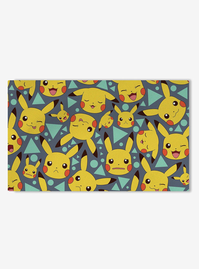 Alfombra lavable Pokémon: expresiones de Pikachu