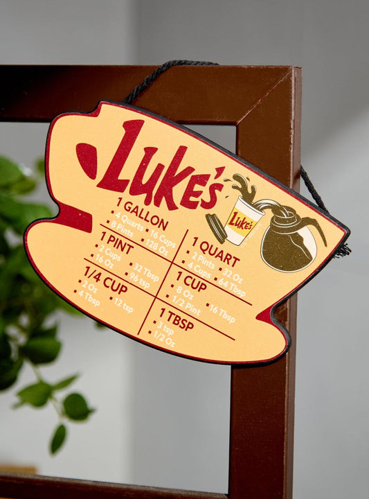 Cartel de pared de Luke's Diner con conversiones de cocina
