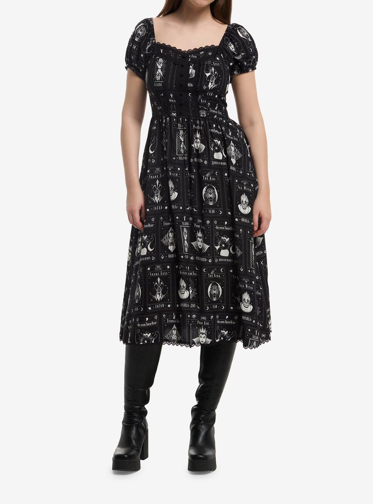 Vestido midi de Villanos de Disney