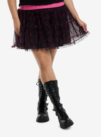 Falda pantalón tutú negra y rosada Hello Kitty, talla plus