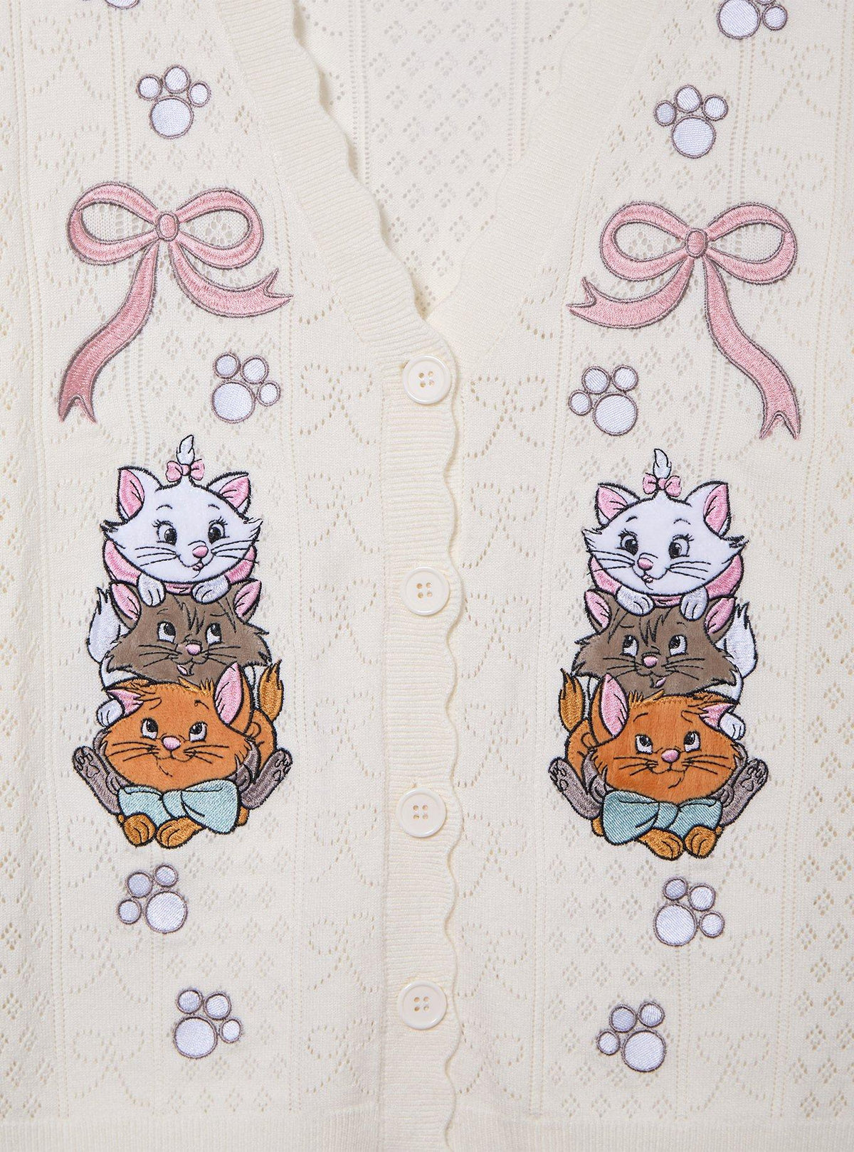 Cárdigan tejido The Aristocats para mujer