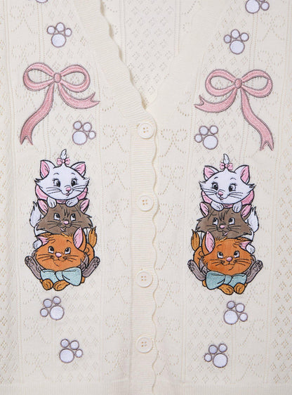 Cárdigan tejido The Aristocats para mujer