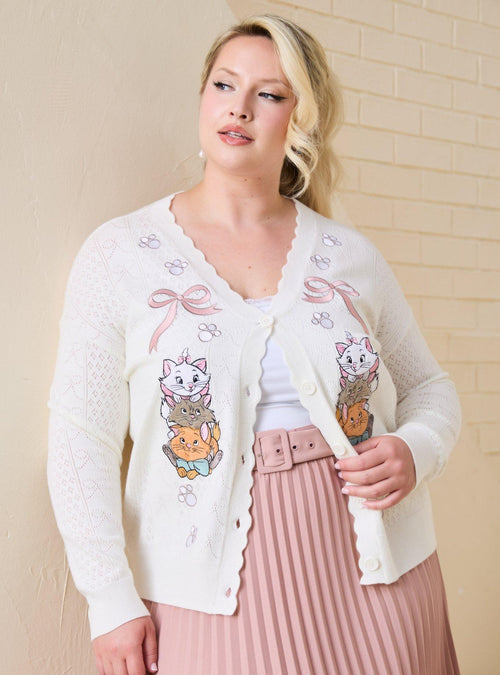 Cárdigan tejido The Aristocats para mujer