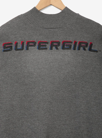 Polerón Supergirl con logo degradado y mangas bishop