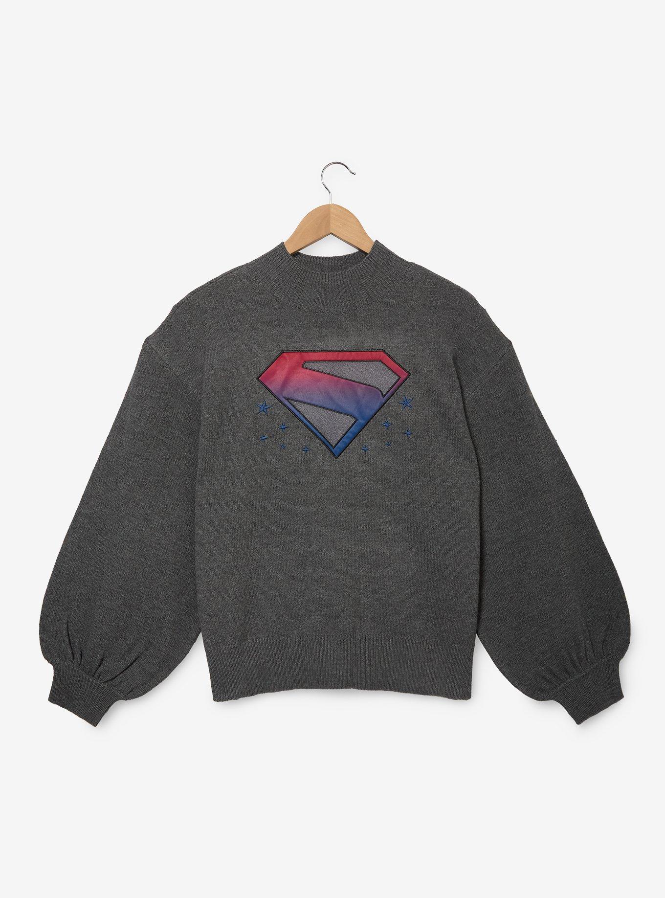 Polerón Supergirl con Logo Degradado Talla Plus