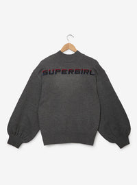 Polerón Supergirl con Logo Degradado Talla Plus