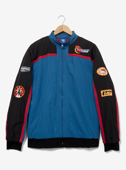 Chaqueta cortaviento con parches de Supergirl