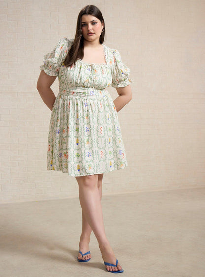 Vestido plus size de plantas de Herbología Harry Potter