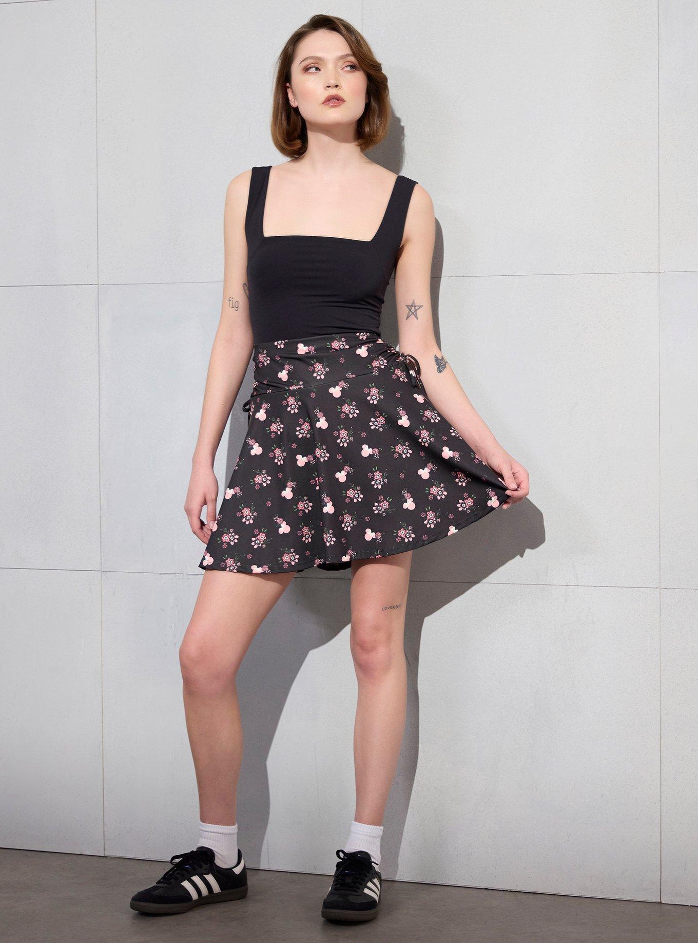 Falda deportiva floral de Minnie Mouse