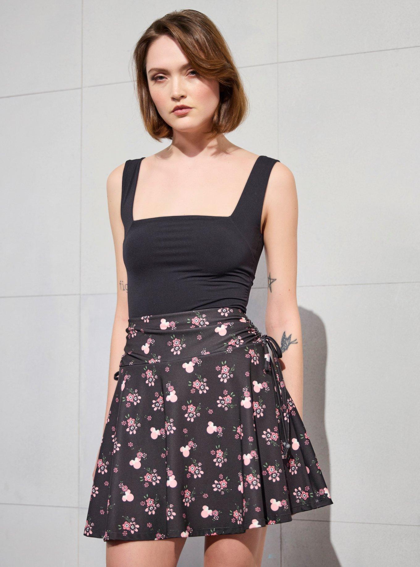 Falda deportiva floral de Minnie Mouse