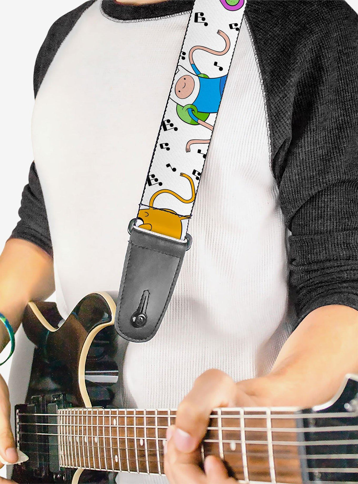 Correa para guitarra Adventure Time Finn y Jake