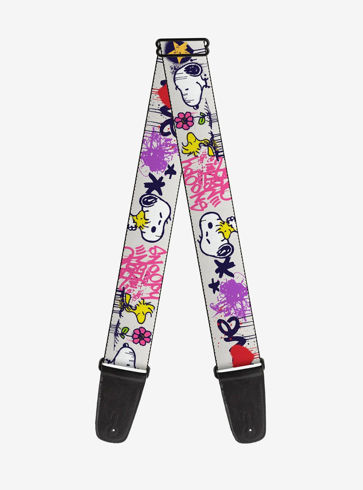 Correa para guitarra Peanuts Snoopy y Woodstock