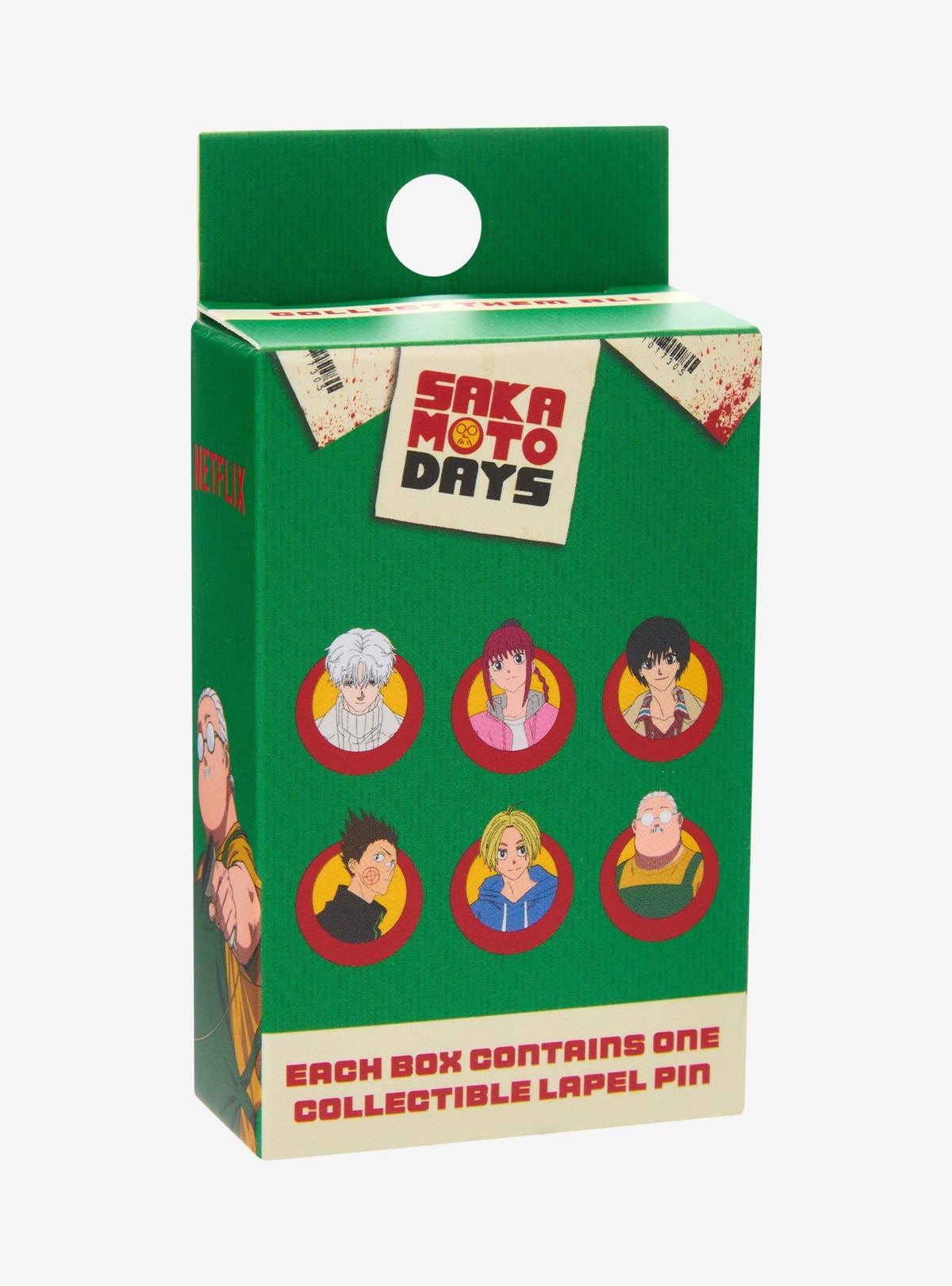 Pin esmaltado sorpresa de personajes de Sakamoto Days