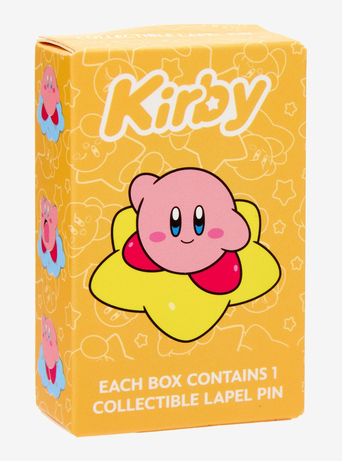 Pin esmaltado blind box de Kirby entre nubes