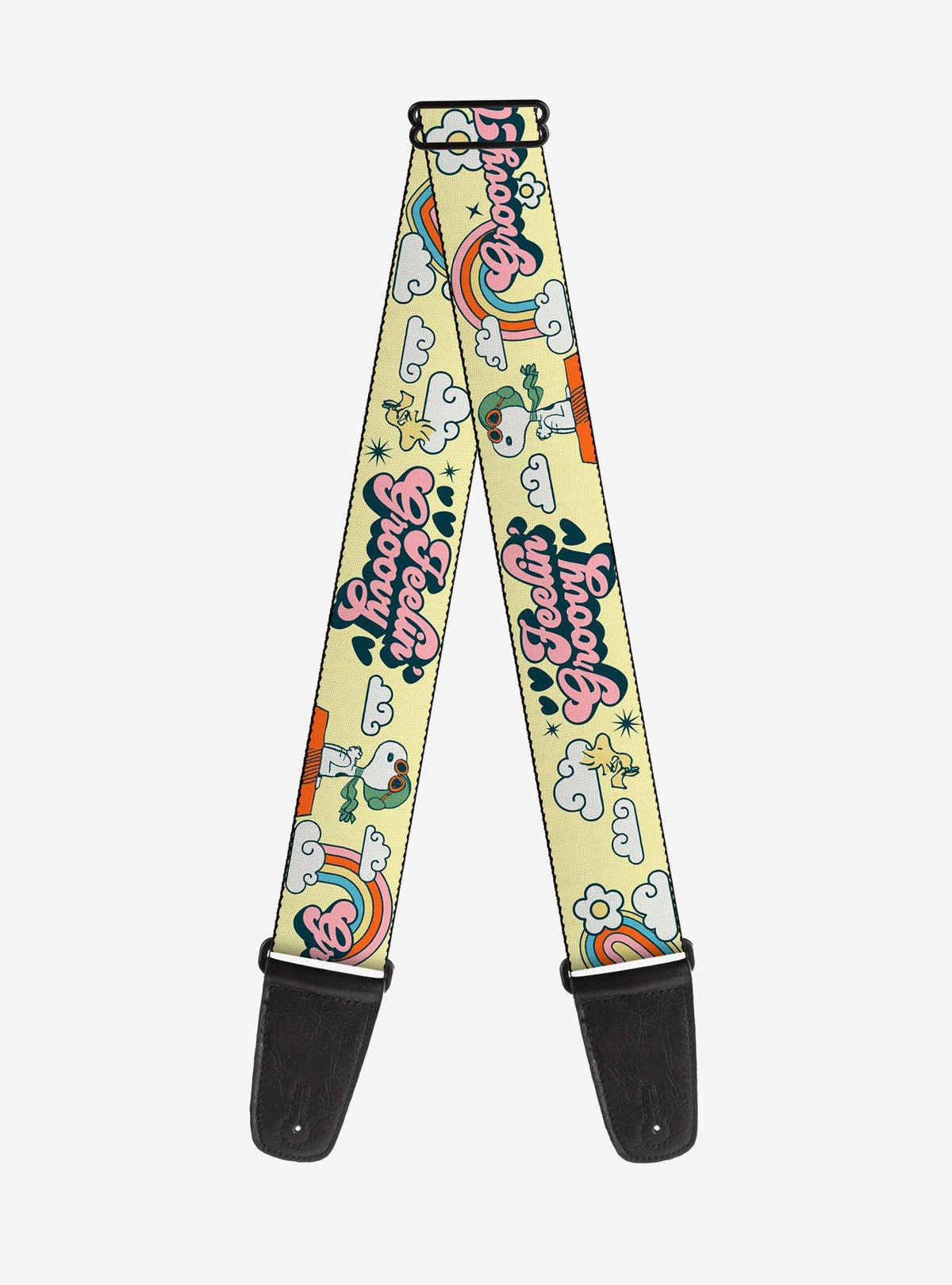 Correa para guitarra Peanuts Snoopy y Woodstock