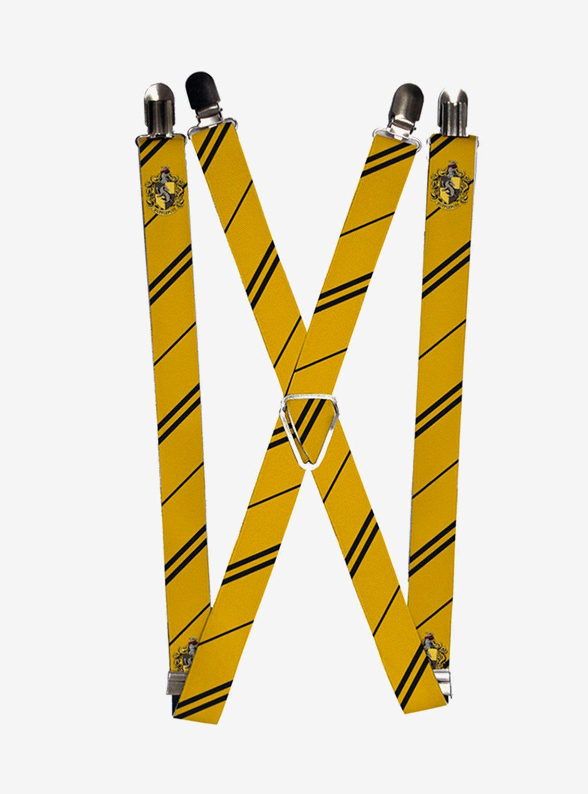 Tirantes a rayas con escudo de Hufflepuff – Harry Potter
