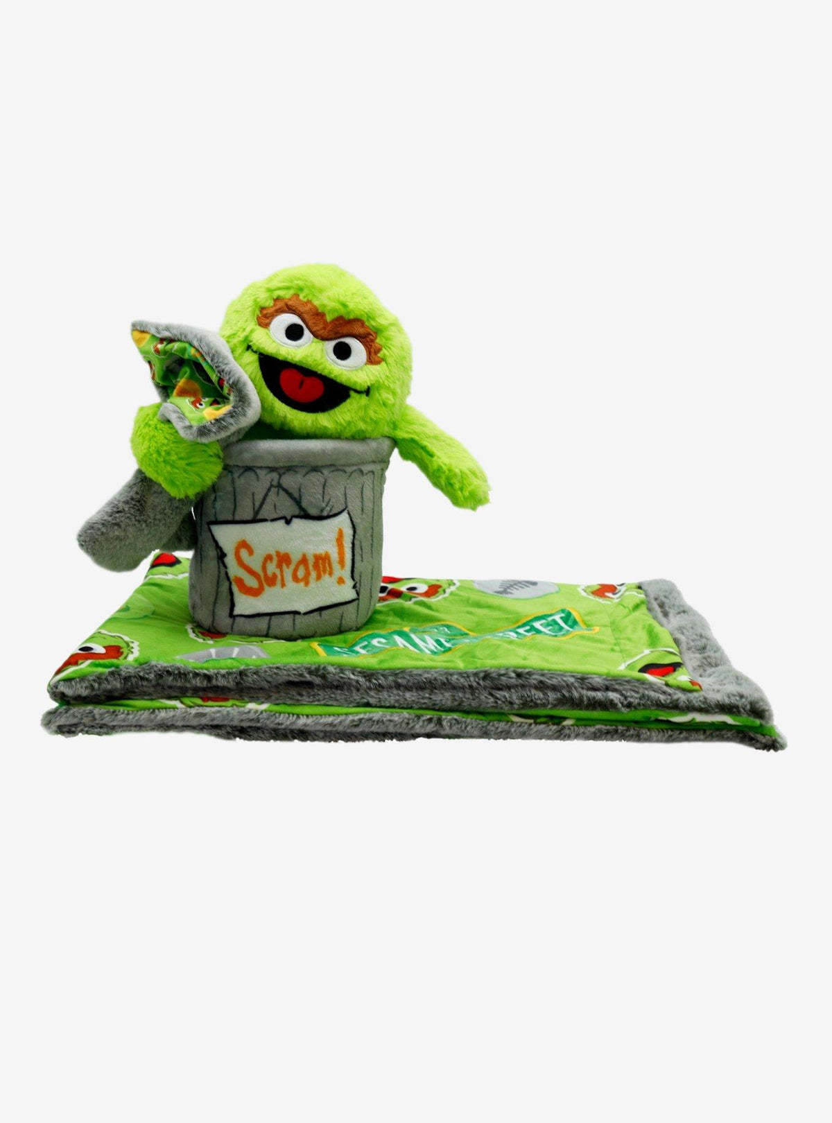 Manta peluche de Oscar the Grouch - Sesame Street