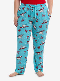 Pantalón de pijama DC Comics Supergirl y Krypto talla grande