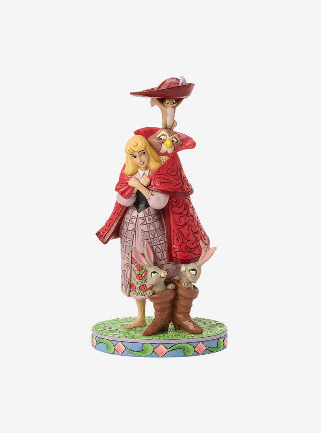 Figura de Aurora con animales de Disney Traditions