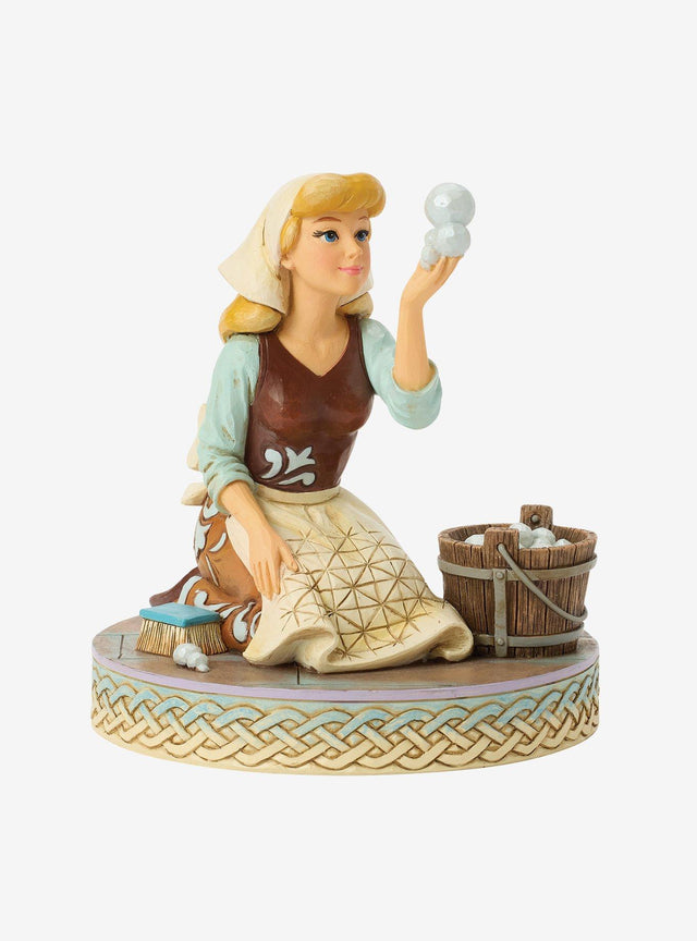 Figura Cinderella con burbujas - Jim Shore Traditions