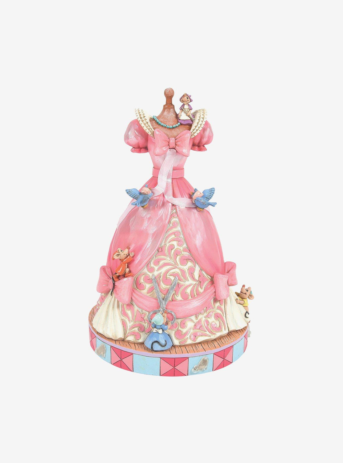 Figura musical Disney Traditions: vestido rosa de Cenicienta