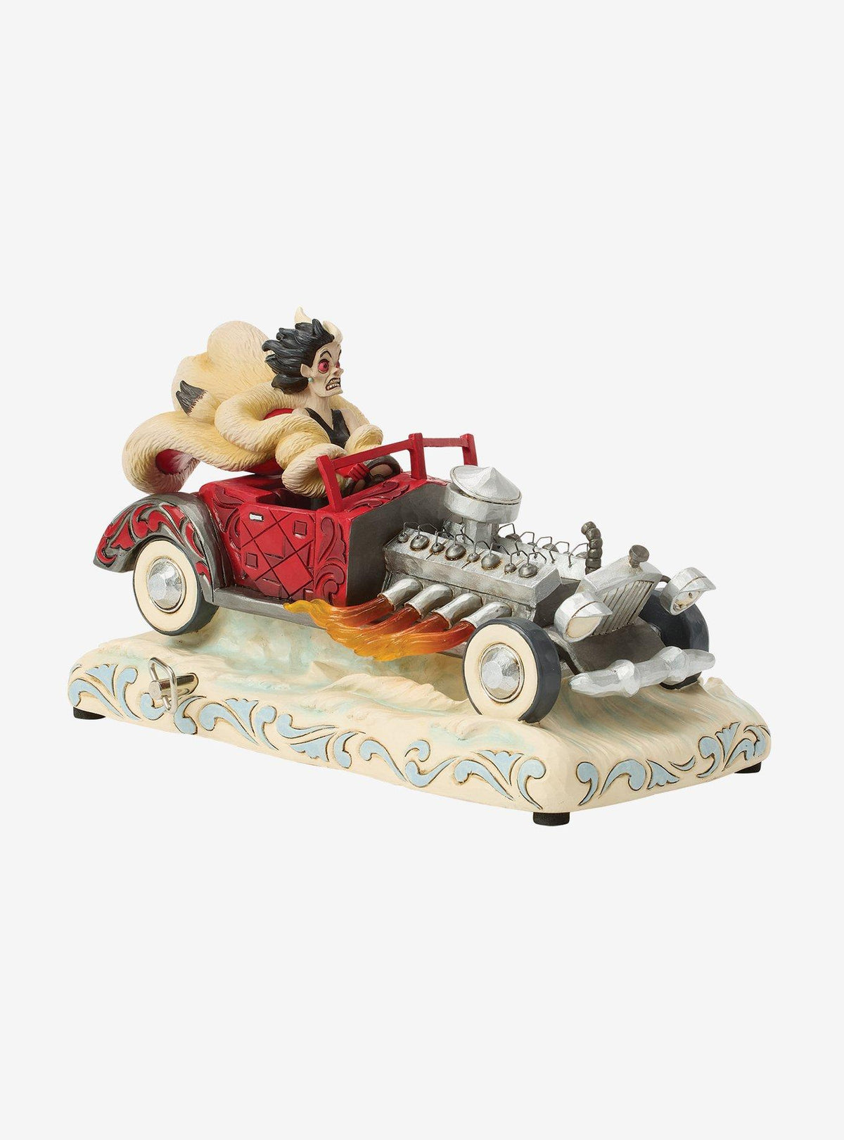 Figura musical de Cruella de Vil en su auto | Jim Shore