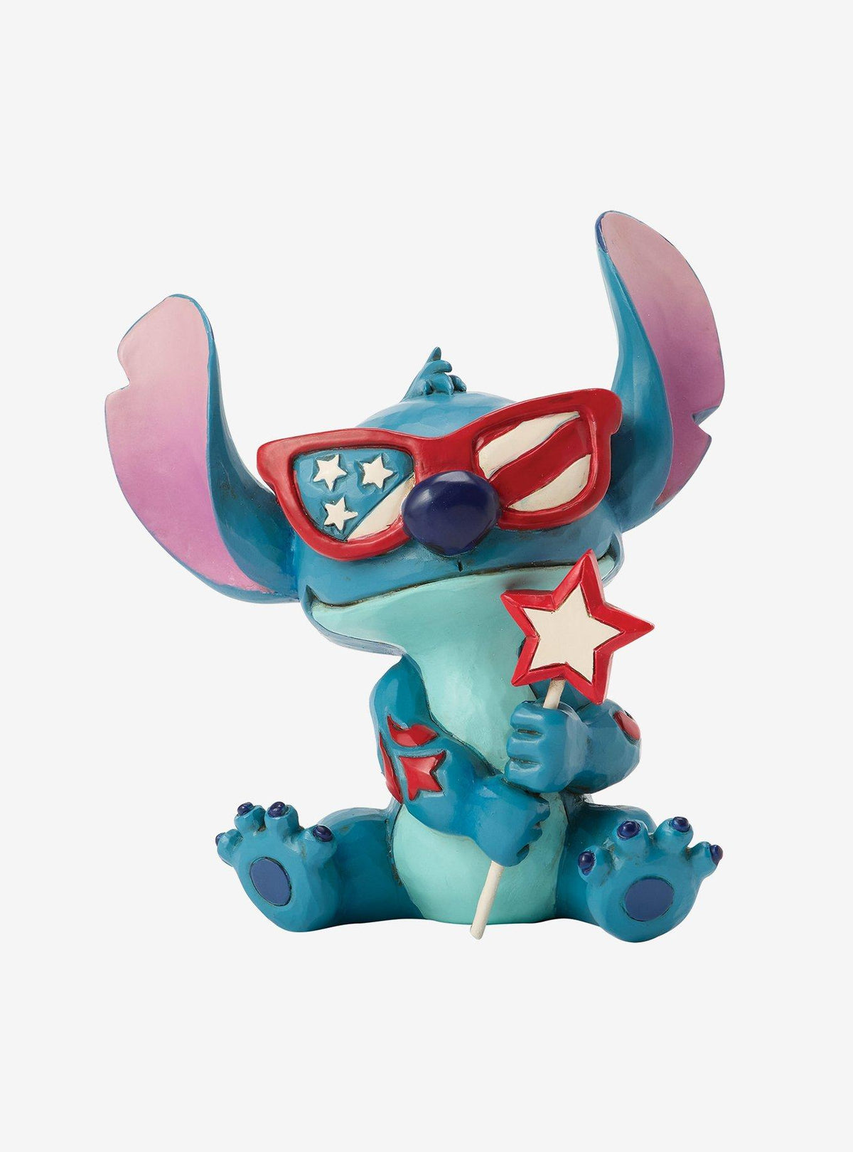 Figura Stitch patriótica Jim Shore Traditions