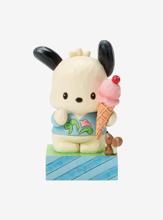 Figura Pochacco con helado de Jim Shore