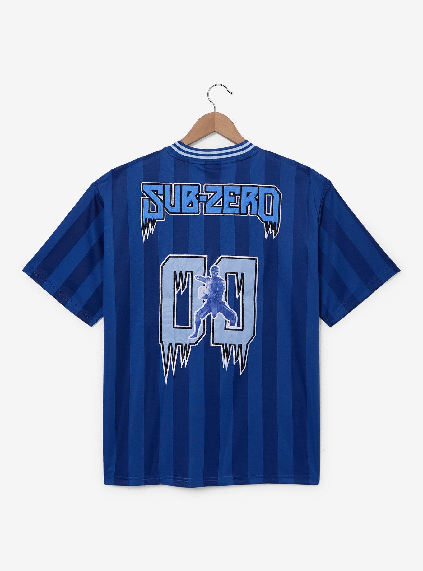 Camiseta de fútbol Mortal Kombat Sub-Zero