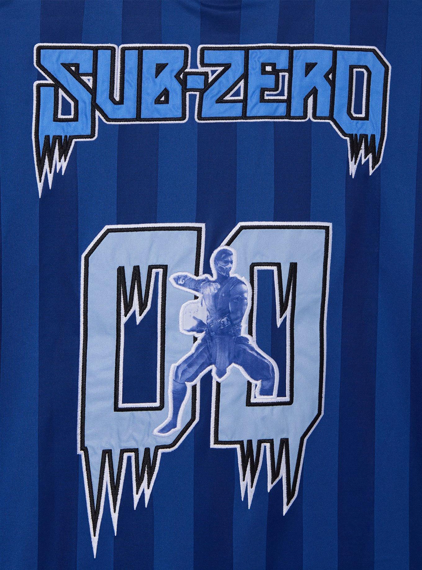 Camiseta de fútbol Mortal Kombat Sub-Zero