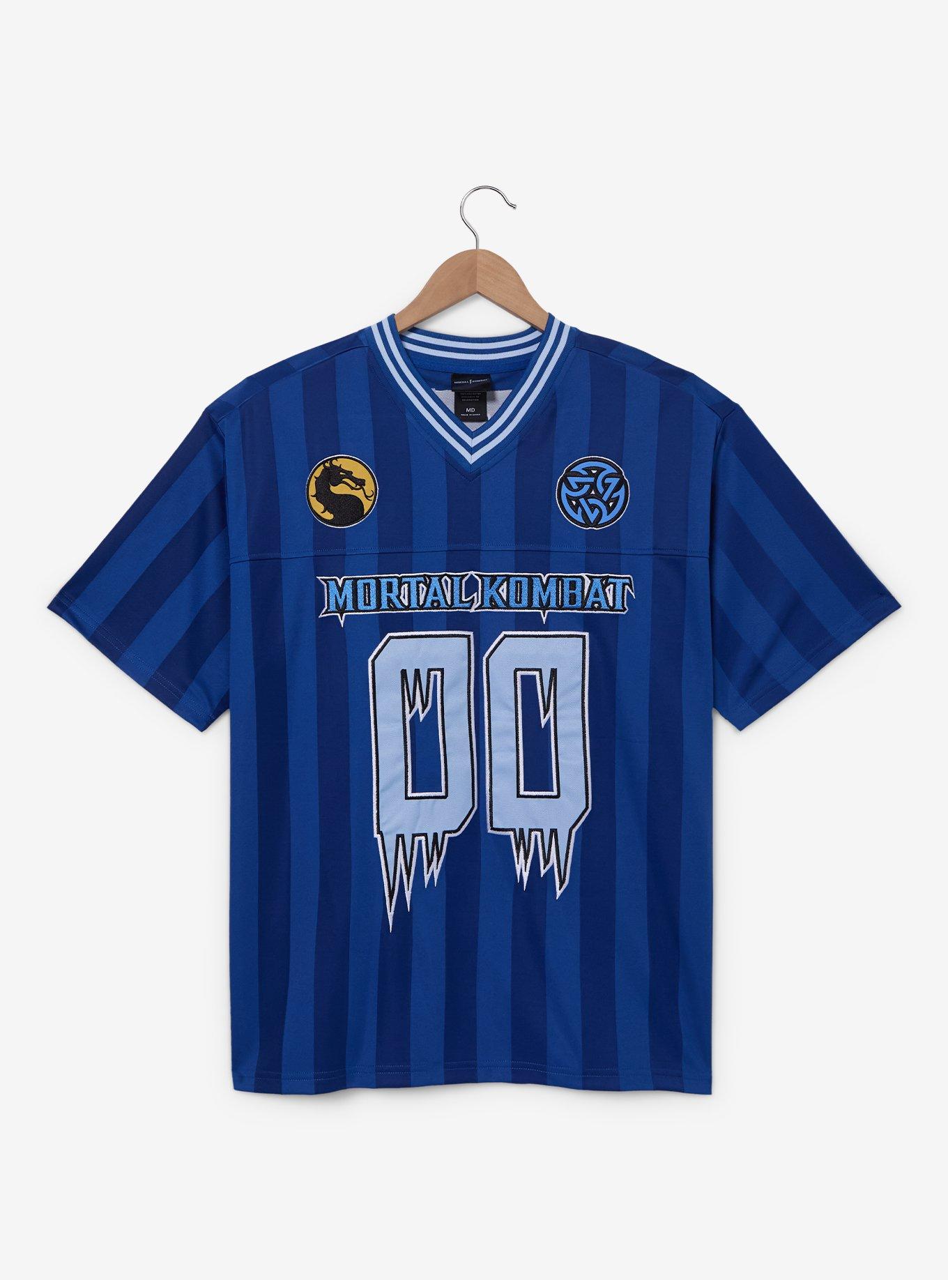 Camiseta de fútbol Mortal Kombat Sub-Zero