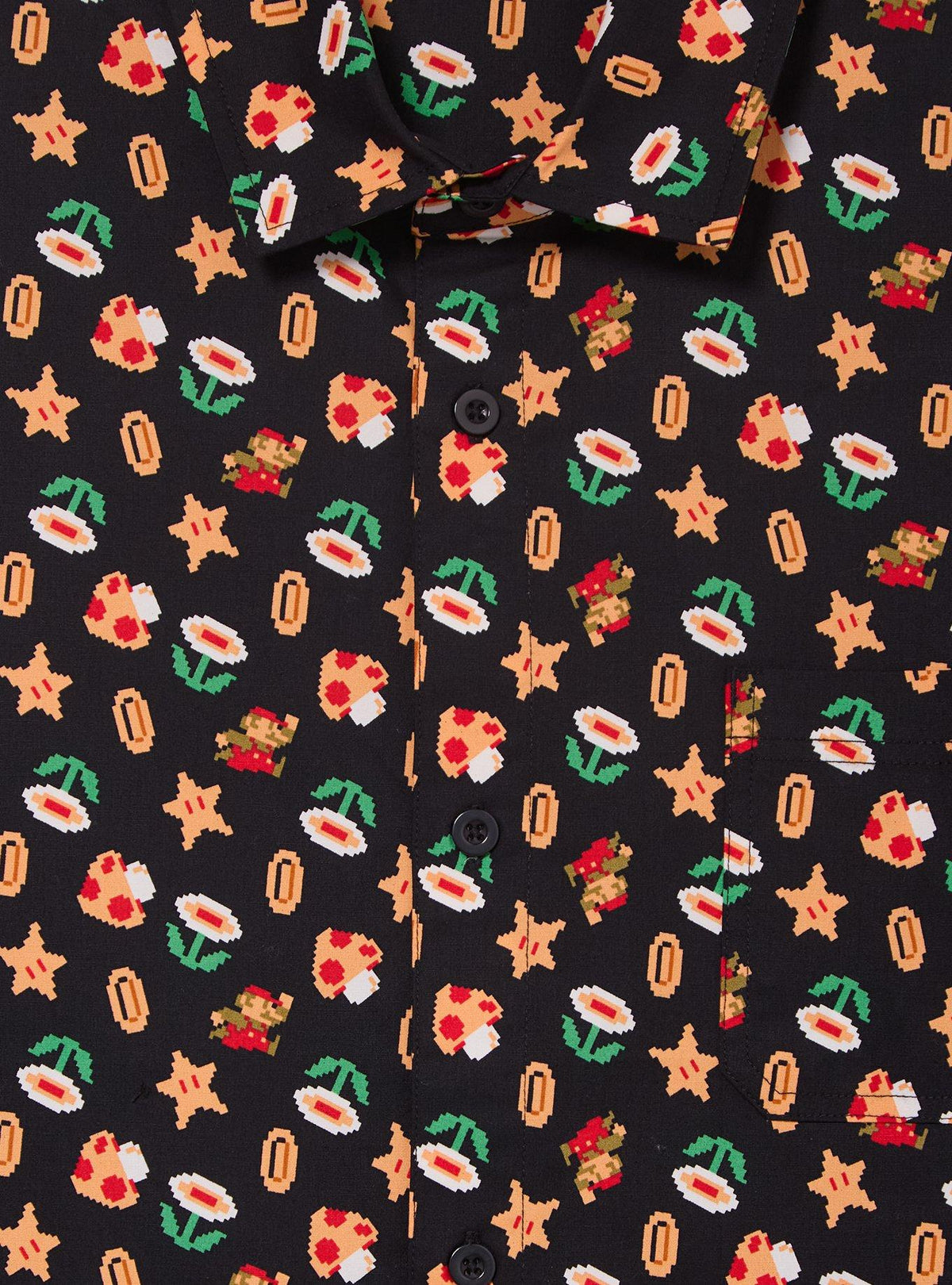 Camisa Super Mario Bros con estampado retro